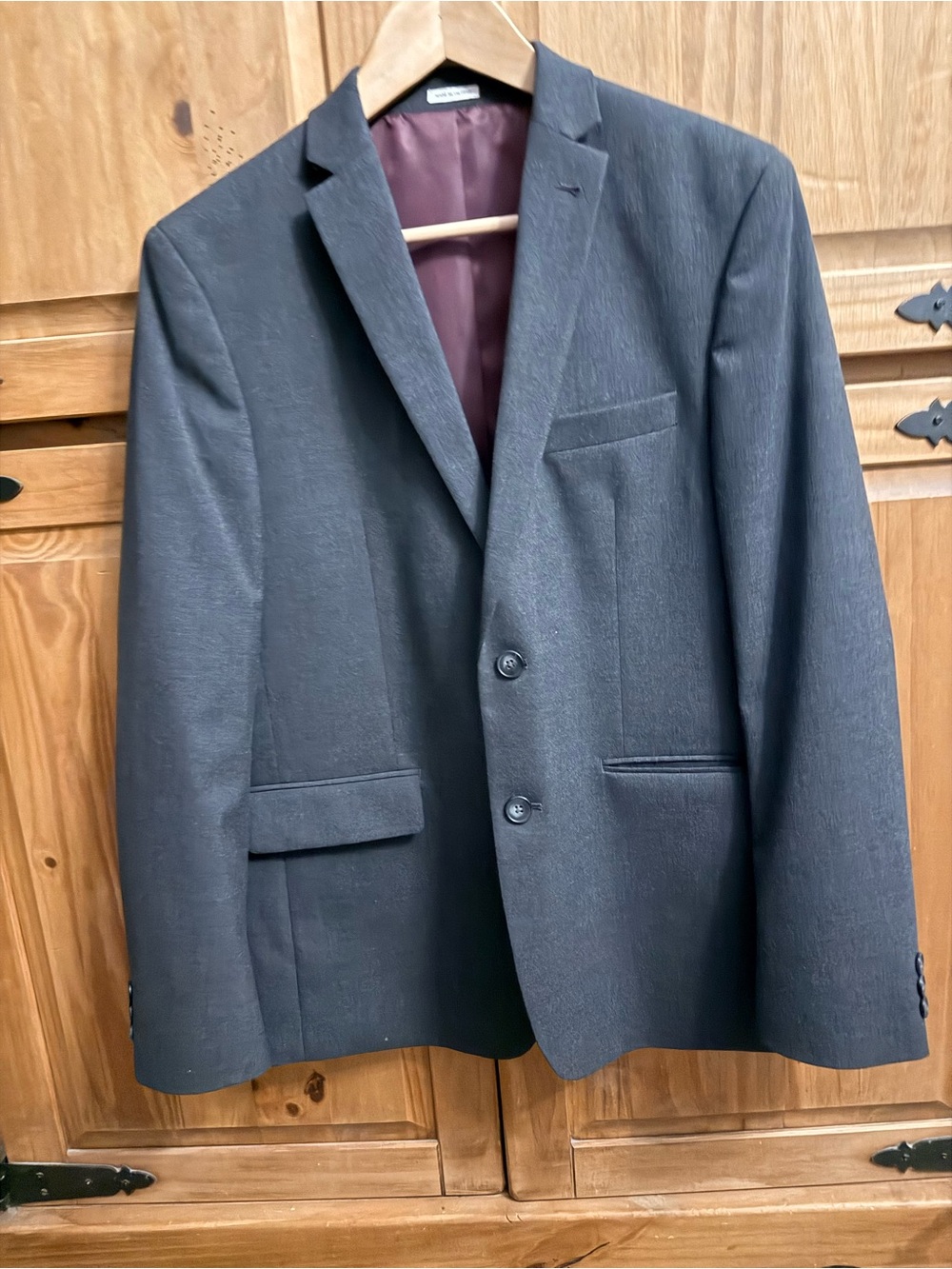 Joseph Abboud Youth Men's Black Two-Button Sport Coat